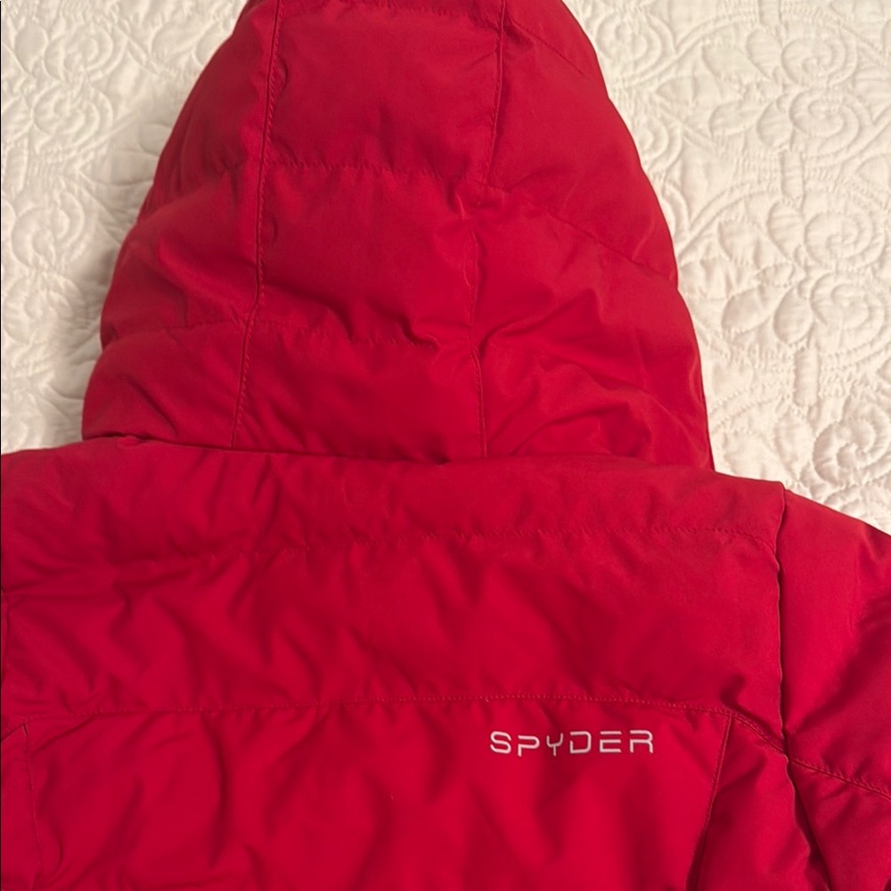 Spyder Vibrant Red Ski/Snowboard Jacket - Picture 11 of 13